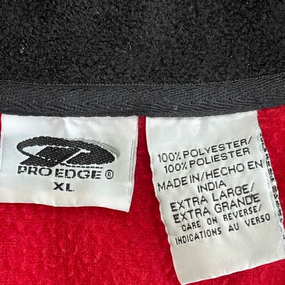 Men’s Arkansas Razorback Pro Edge Fleece Pull Over 1/4 Zip Jacket WPS! - Picture 5 of 7